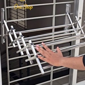 Space-Saving Foldable Clothes Drying Hanger